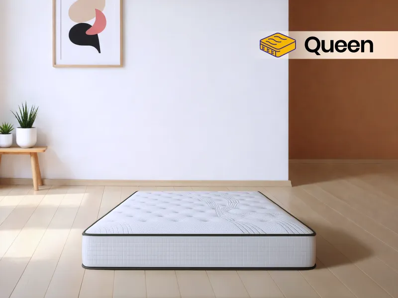Premium Spring Queen Bed Mattress (72 x 60 x 8 Inches)